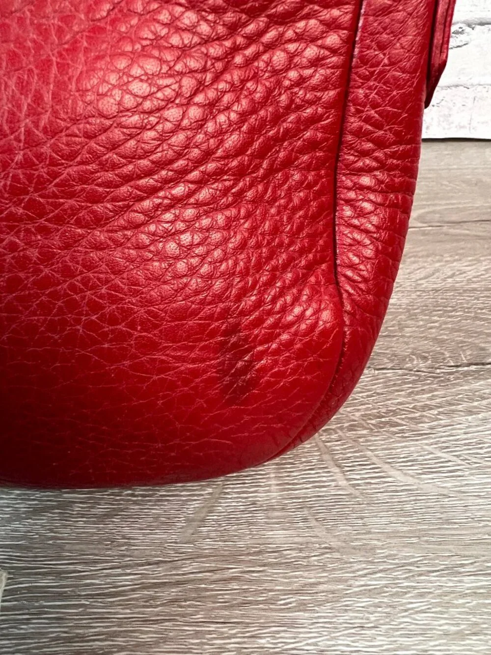 Vintage Coach Sonoma 4313 Mini Zip Bag, Red Vintage Costa Rica Leather